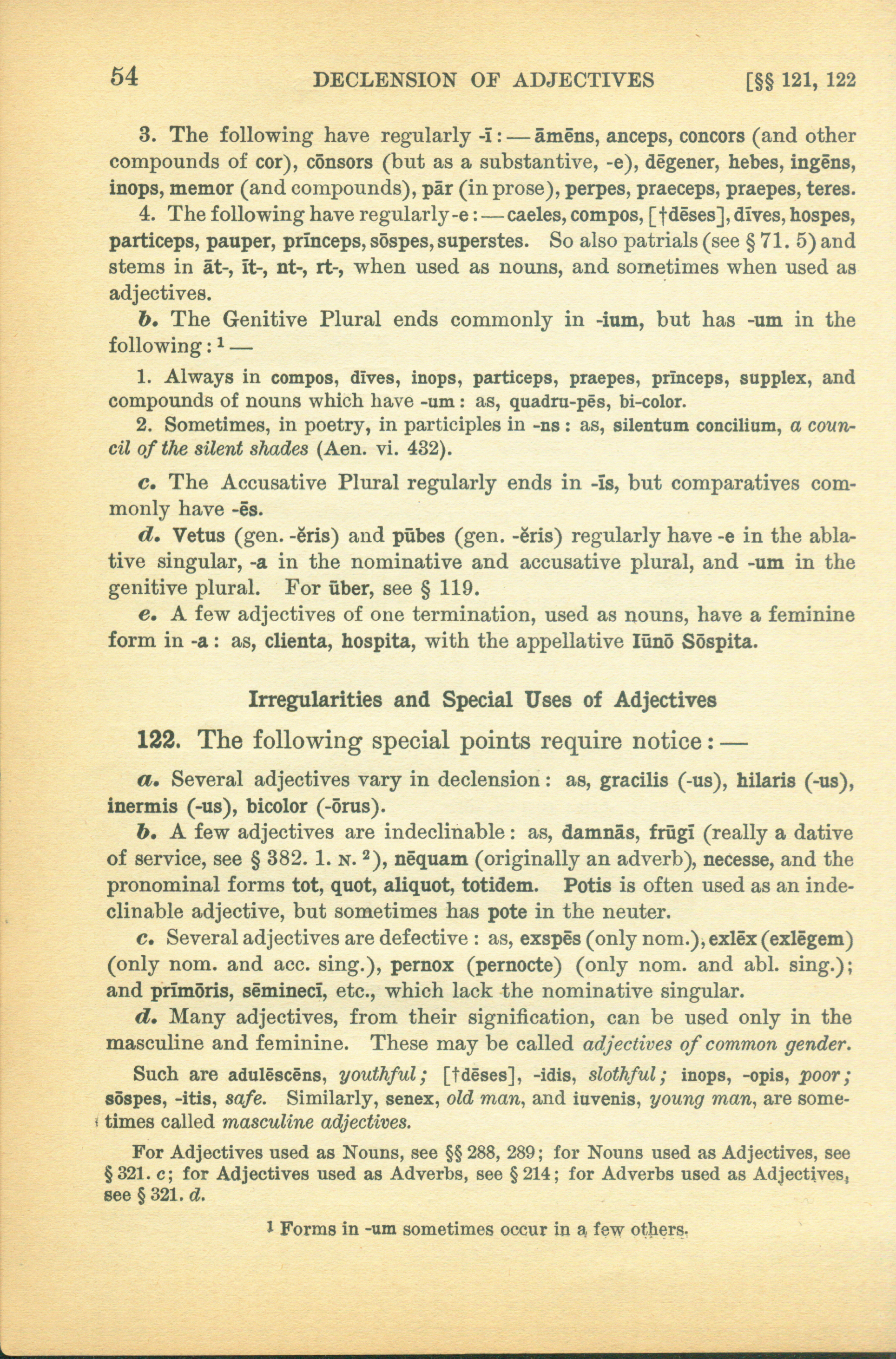 3rd Decl. (Cons. and i-stem) Adj., 1 Termination (2 of 4)