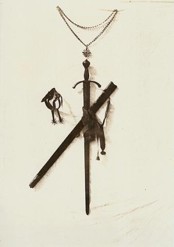 the sword and spurs of Godrey of Bouillon