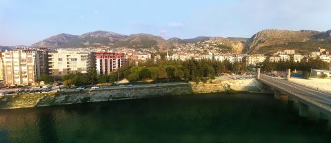 a panoramic view of modern Antakya (Antioch)