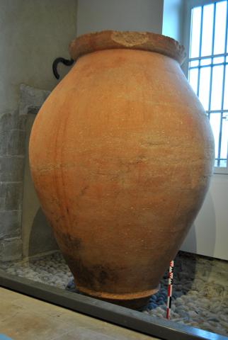 very large earthenware jar