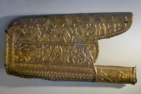 Gold gorytos (bow case and quiver) from the Tomb of Philip II of Macedon (Vergina)