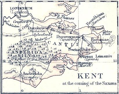 Kent at the coming of the Saxons