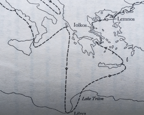 The Argonauts' route across Libya