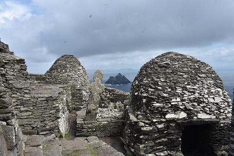 the "beehive" stone cells on Skellig Michael