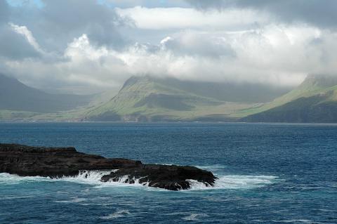 a view of Streymoy Island