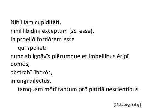 Tacitus Agricola 15.3 beginning articulated