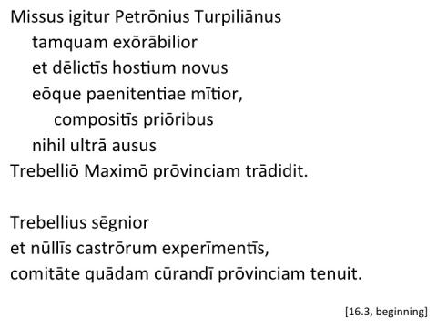 Tacitus Agricola 16.3 beginning articulated