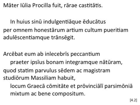 Tacitus Agricola 4.2 articulated