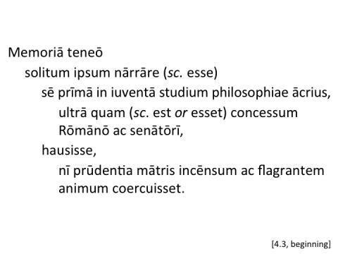 Tacitus Agricola 4.3 beginning articulated