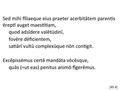 Tacitus Agricola 45.4 articulated