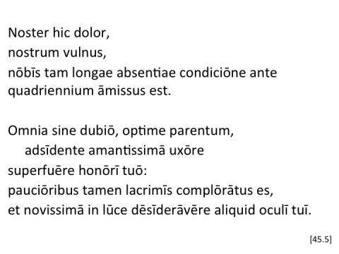 Tacitus Agricola 45.5 articulated