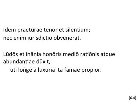 Tacitus Agricola 6.4 articulated