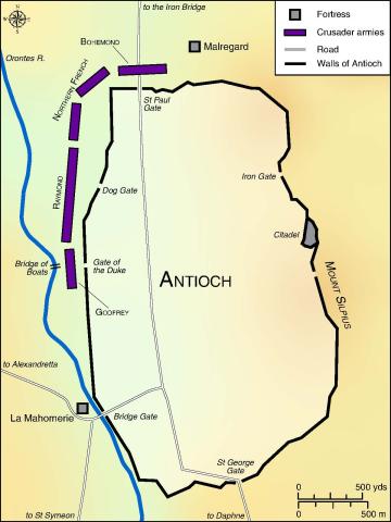 plan of the siege of Antioch