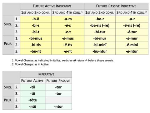 Verb Personal Endings: Future Indicative