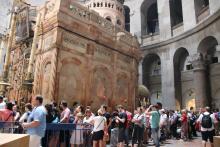 the aedicule, Church of the Holy Sepulchre
