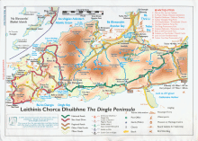 a map of the Dingle Penninsula