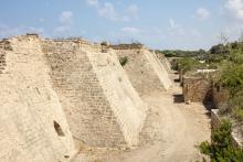 the ramparts of Caesarea