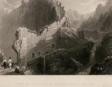 a print of the walls of Antioch; illustration from John Carne, Syria, The Holy Land, Asia Minor (1836-38)