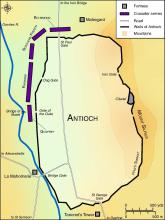 plan of Antioch during the siege