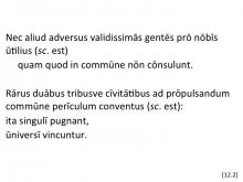 Tacitus Agricola 12.2 articulated