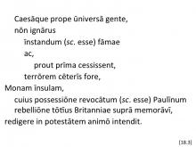 Tacitus Agricola 18.3 articulated