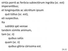 Tacitus Agricola 31.3 articulated