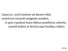 Tacitus Agricola 37.6 articulated