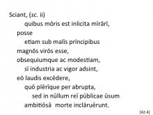 Tacitus Agricola 42.4 articulated