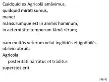 Tacitus Agricola 46.4 articulated