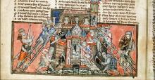 The Siege of Antioch in a miniature 